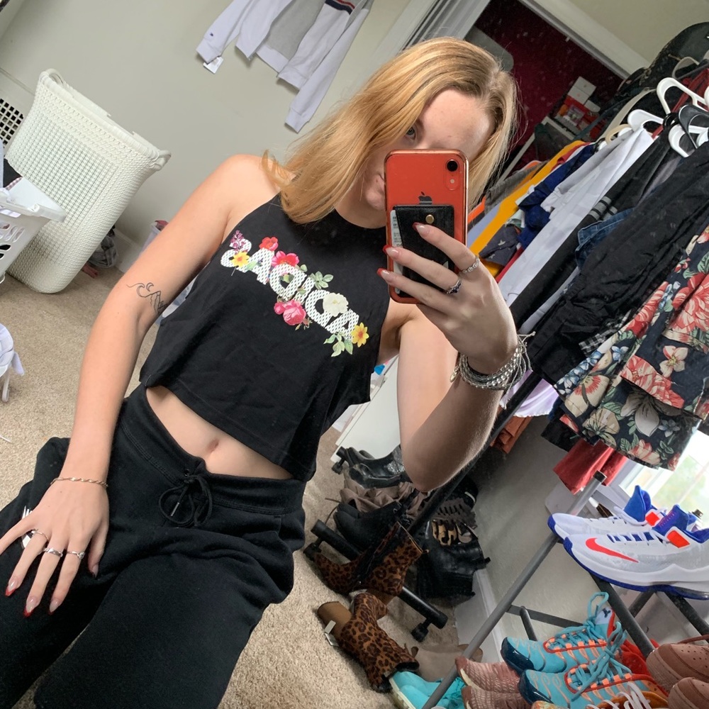 Brand new adidas floral tank
